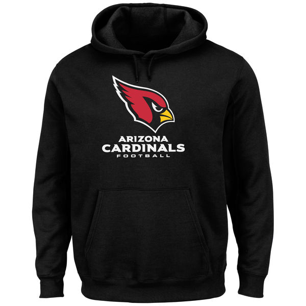 Men Arizona Cardinals Critical Victory Pullover Hoodie Black->arizona cardinals->NFL Jersey